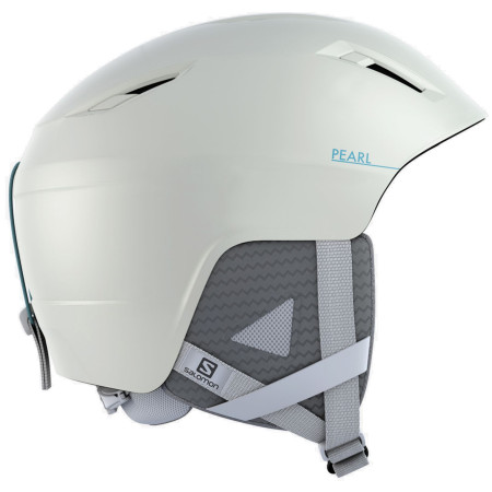 Casco de esquí para mujer Salomon Pearl²+ blanco White