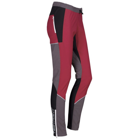 Pantalones de mujer High Point Gale 3.0 Lady Pants gris/rojo BrickRed/IronGate/Black