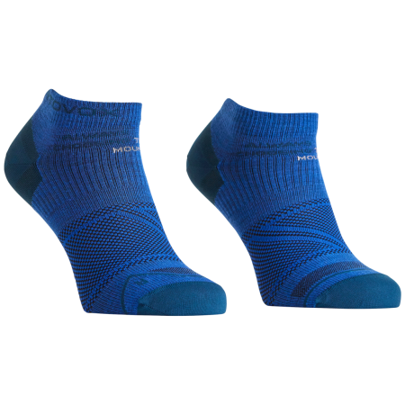 Calcetines de lana merino para hombre Ortovox Alpine Light Low Socks azul claro Blue Note