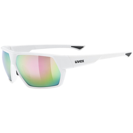 Gafas deportivas Uvex Sportstyle 238 blanco/rosa White Matt/Mirror Pink