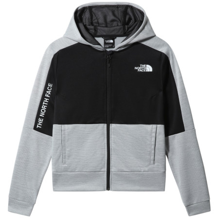 Sudadera de mujer The North Face Ma Full Zip Fleece 2022 gris/negro Tnflightgreyhthr/Tnfblack