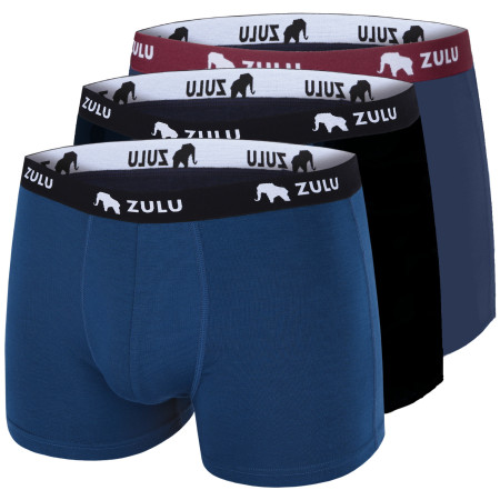 Calzoncillos bóxer para hombre Zulu Bambus 210 4in 3-pack