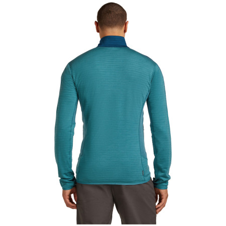 Sudadera funcional de hombre Icebreaker Men Merino Blend 300 RealFleece™ Descender LS Zip