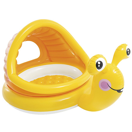 Piscina Intex Lazy Snail Shade Pool 57124NP amarillo