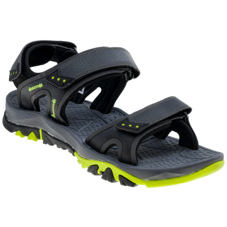 Sandalias de hombre Elbrus Lidden negro Black/DarkGrey/Lime