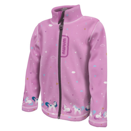 Sudadera para niños WAMU Jednorožci rosa