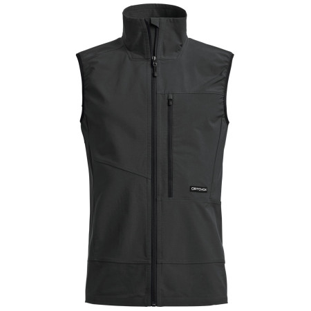 Chaleco de hombre Ortovox Venet Softshell Vest negro Black Raven