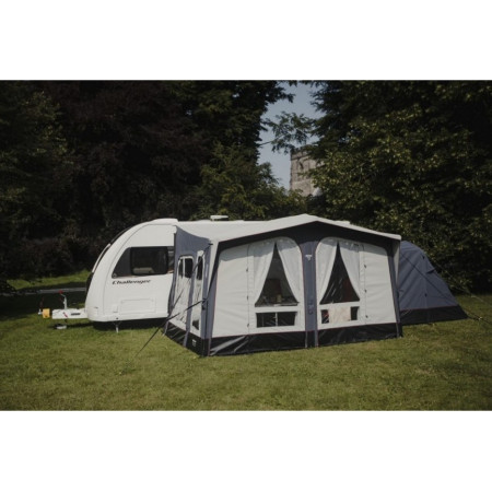 Carpa de autocaravana/furgoneta Vango Riviera Air 390 Elements All Season gris/blanco Denim Drift