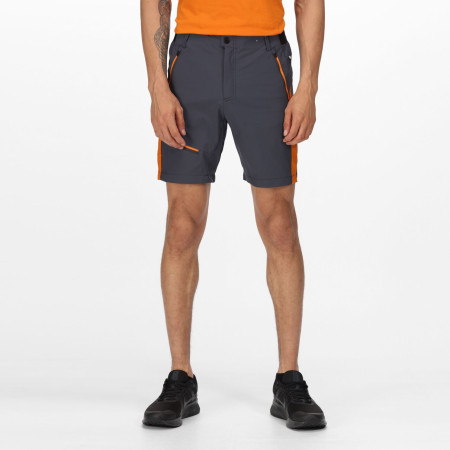 Pantalones cortos de hombre Regatta Highton Pro Short gris/naranja IndiaGry/Fox