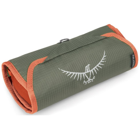 Neceser Osprey Ultralight Washbag Roll gris/naranja PoppyyOrange