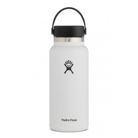 Botella térmica Hydro Flask Wide Mouth 32 oz blanco White