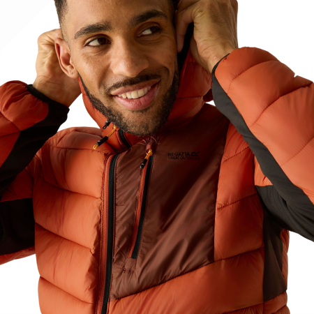 Chaqueta híbrida para hombre Regatta Hooded Leedre Hybrid