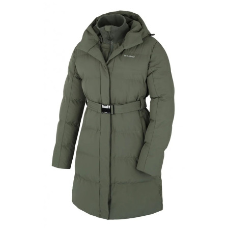 Abrigo de mujer Husky Nerine L verde khaki