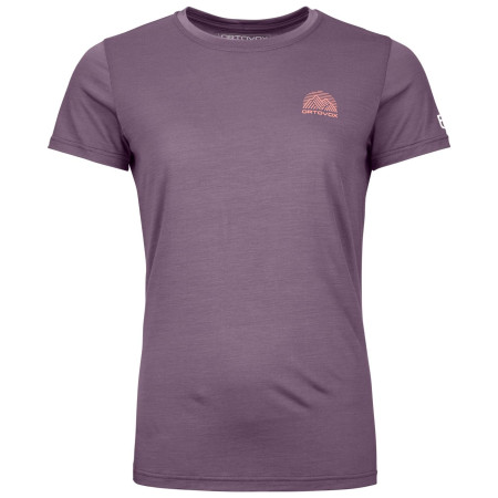 Camiseta de mujer Ortovox 120 Cool Tec Mtn Stripe Ts W violeta wild berry