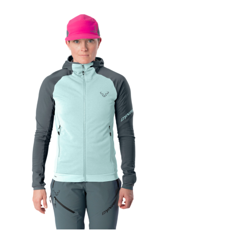 Sudadera de mujer Dynafit Radical Ptc Hooded Jkt W azul/ azul claro 0721 - cinder/3180