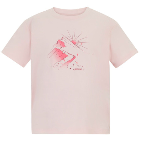 Camiseta para niños Regatta Aria Pink Haze rosa claro Pink Haze