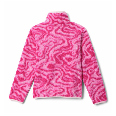 Sudadera para niños Columbia Helvetia™ II Printed Half Snap Fleece Guava pink Topo