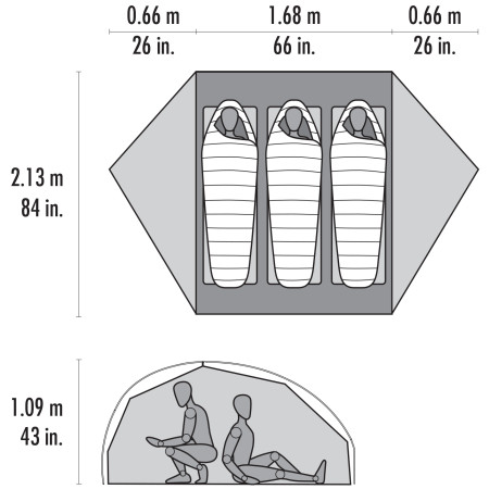 Tienda ultraligera MSR FreeLite 3