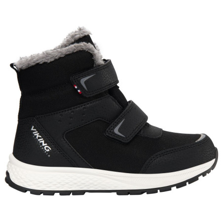 Botas de invierno para niños Viking Outdoor Footwear Equip Warm WP 2V Black/Grey