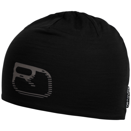 Gorro Ortovox 120 Cool Tec Logo negro Black Raven