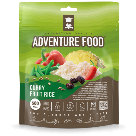 Comida deshidratada Adventure Food Ovocná Kari Rýže 146g verde