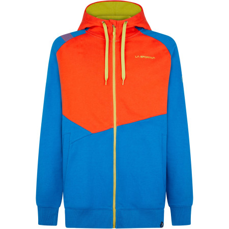 Sudadera de hombre La Sportiva Chilam Hoody M 2021 azul/naranja Neptune/Poppy