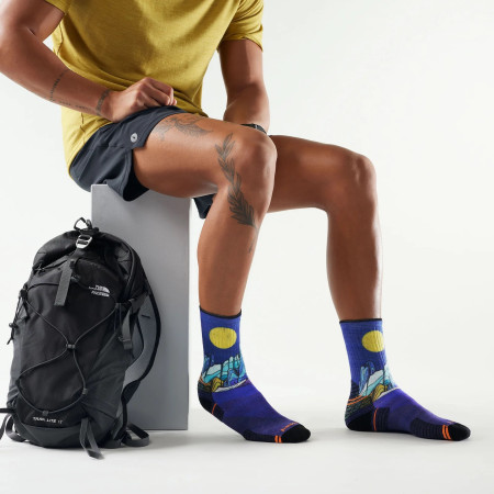 Calcetines Smartwool Hike Targeted Cushion Mountain Myth Prin