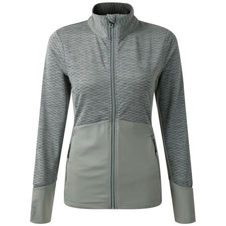 Sudadera funcional de mujer Dare 2b Elation IV Core Stretch gris/verde Glacier Green/Element Grey