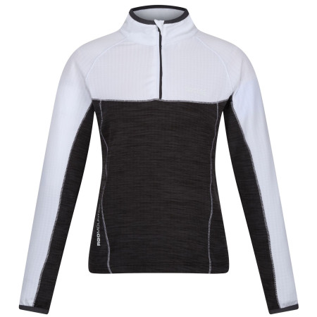 Sudadera de mujer Regatta Womens Hepley negro/blanco White/SlGrey