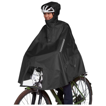 Poncho de ciclismo Tatonka Bike Poncho negro black