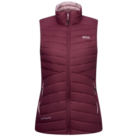 Chaleco de mujer Regatta Womens Leedre Hybrid B/W rojo Fig