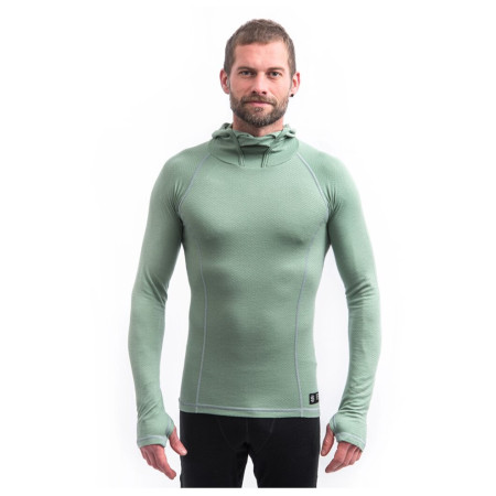 Camiseta funcional de hombre Sensor Merino DF manga larga con capucha