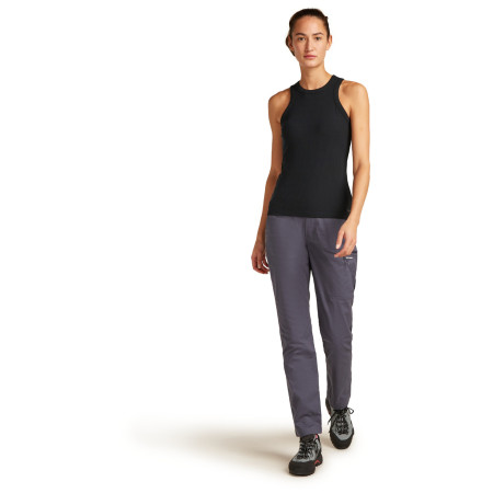 Camiseta sin mangas para mujer Icebreaker W Mer Rib Lotus Tank