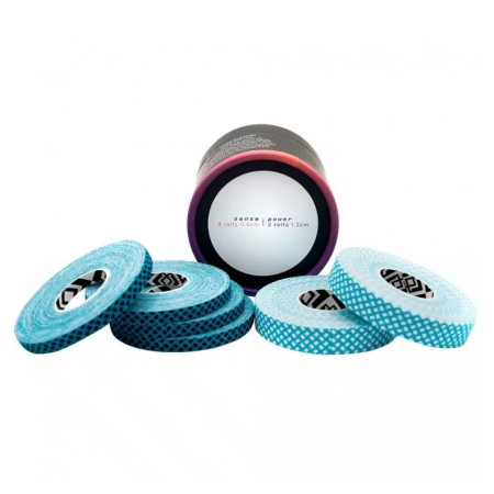Cintas kinesiológicas CRUX Tape Pack - Sense 0,6 + Power 1,2 cm, 60 m turquesa