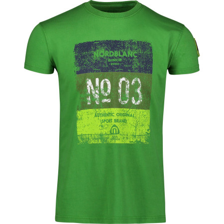 Camiseta de hombre Nordblanc Sheet verde TimmiGreen