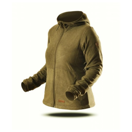 Sudadera de mujer Trimm Neona verde khaki melange