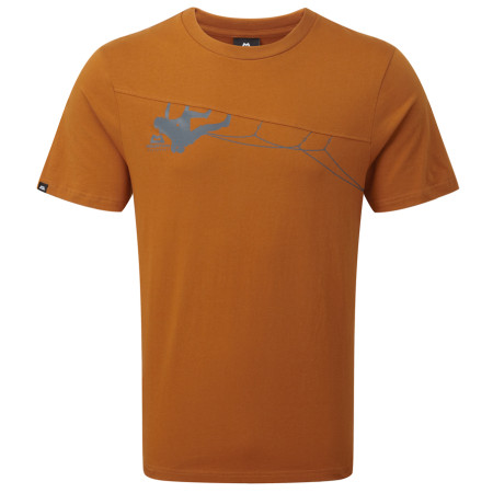 Camiseta de hombre Mountain Equipment Roof Crack Tee marrón PumpkinSpice