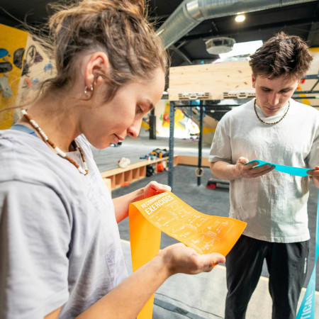 Banda elástica de musculación YY VERTICAL Warm Up Band Green Easy