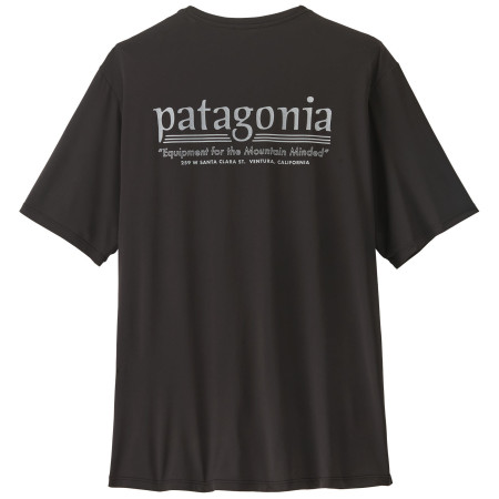 Camiseta de hombre Patagonia Men's Capilene Cool Daily Shirt - Hut Tripper negro Black