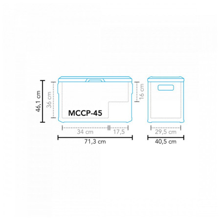 Nevera compresor Mestic Coolbox Compressor MCCP-45 AC/DC
