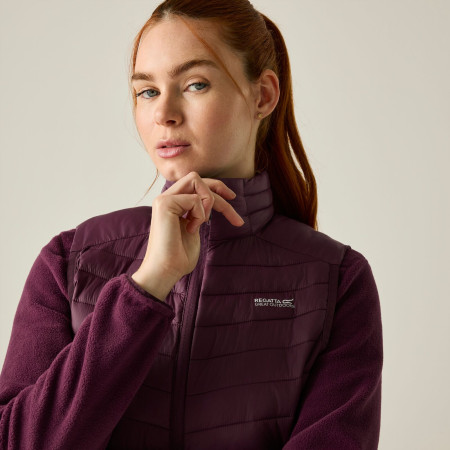 Chaleco de mujer Regatta Womens Leedre Hybrid B/W