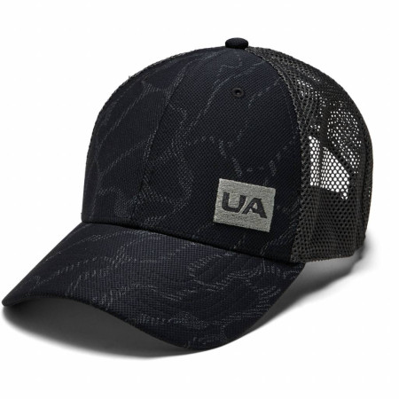 Gorra Under Armour Men's Blitzing Trucker 3.0 negro Black/Black/SlatePurple