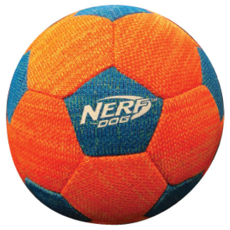 Juguete para perro Nerf Dog X-Weave Soccer Squeak Ball 12,5 cm azul/naranja modrá/oranžová