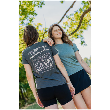 Camiseta de mujer MOOA Merino Lyolite Horizon 150 Comfy