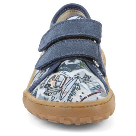 Zapatillas para niños Frodo Barefoot canvas Light Blue