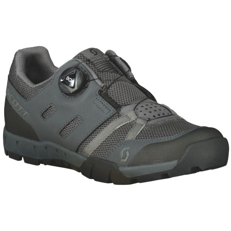 Zapatillas de ciclismo para hombre Scott Sport Crus-r Boa gris/negro dark grey/black