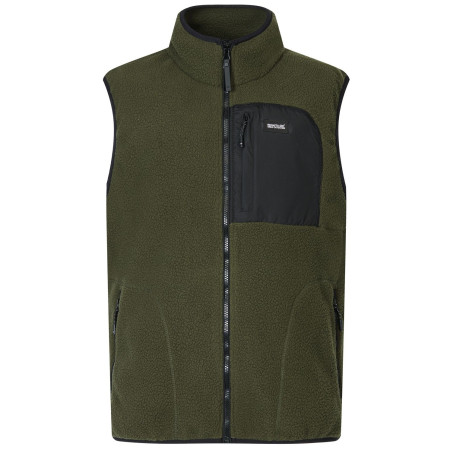 Chaleco de hombre Regatta Frankie Borg B/W khaki/negro DarkKhak/Blk