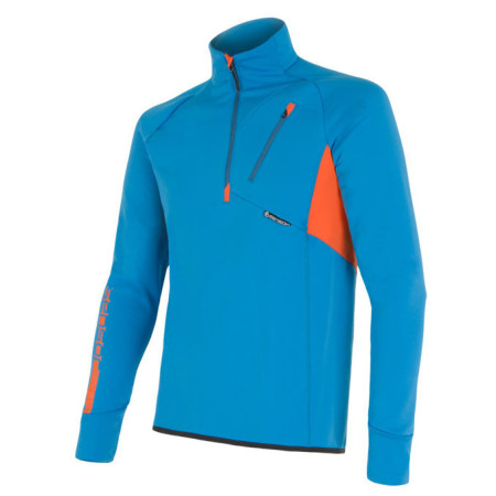 Sudadera de hombre Sensor Technostretch krátký zip azul Blue