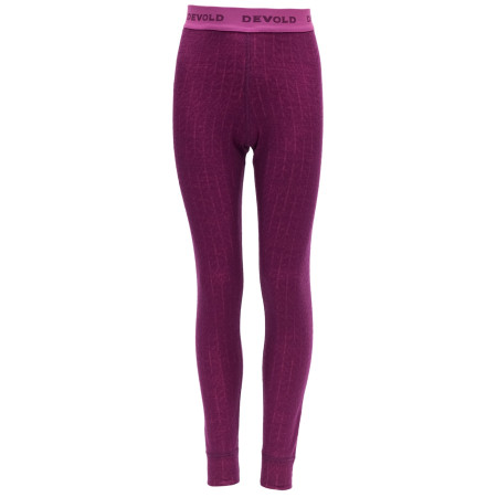 Calzoncillos para niños Devold Duo Active Junior Long Johns rosa plum