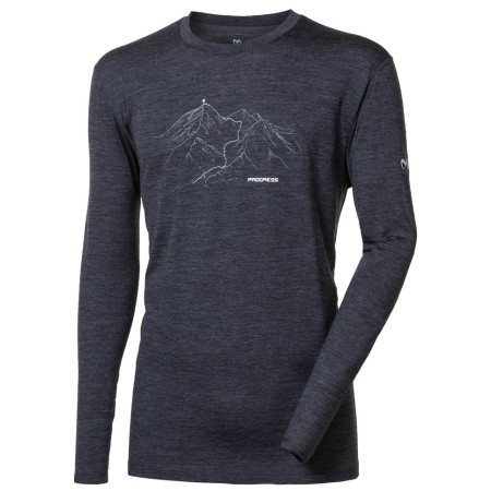 Camiseta de hombre Progress OS Magar "Trek" 24QO gris DarkGray